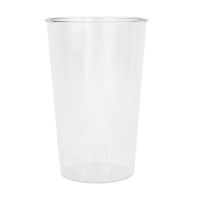 Ваза для срезанных цветов (пластик), D16хН24см, прозрачный в интернет-магазине флористических аксессуаров Азалия Декор