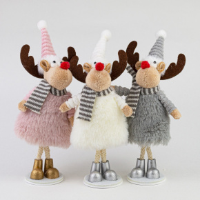 Сувенир Олень, H19х4х4см, цв. в асс. в интернет-магазине флористических аксессуаров Азалия Декор