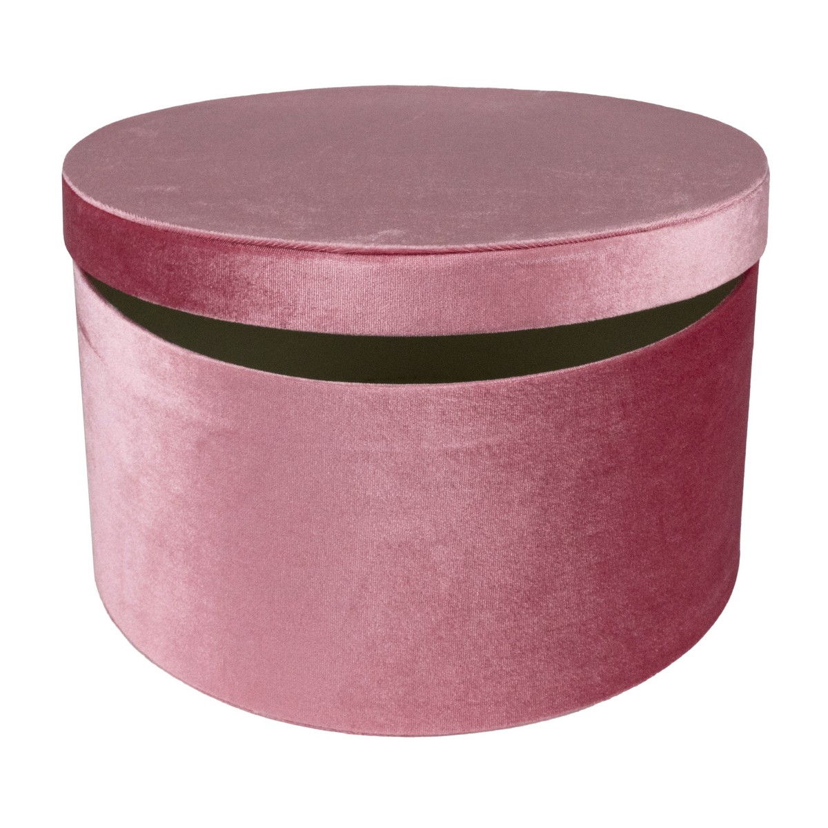 Набор коробок подарочных круглых  3шт, D29,7xH16 см, розовый в интернет-магазине флористических аксессуаров Азалия Декор