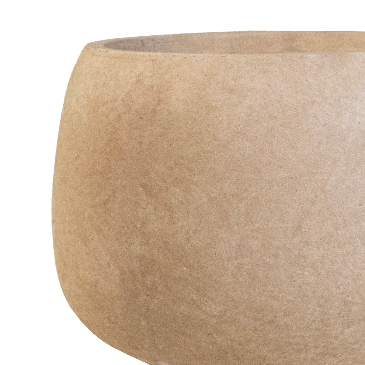 Кашпо Стоун (файбергласс), D42xH29см, кремовый в интернет-магазине флористических аксессуаров Азалия Декор