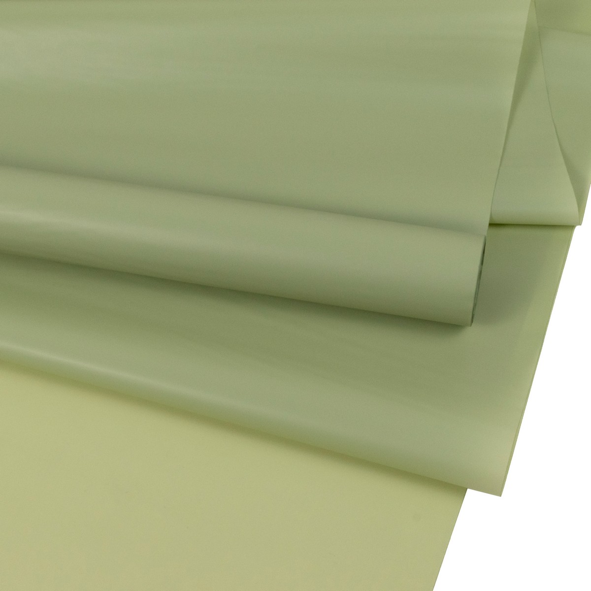 Плёнка тишью влагостойкая 15мкр, 50 см 10 м, зеленый в интернет-магазине флористических аксессуаров Азалия Декор