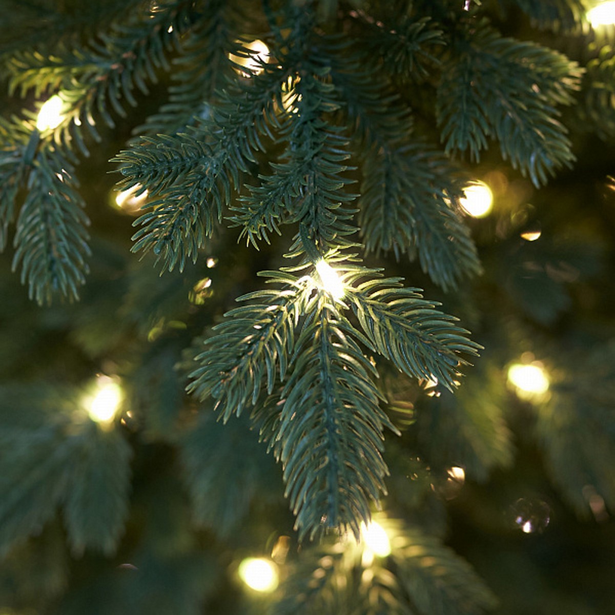 Ель искусственная с лампочками Тикко (PE), 2,2м, зеленый в интернет-магазине флористических аксессуаров Азалия Декор