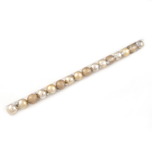 Набор шаров в тубе 16шт. (пластик), D4см, шамп. в интернет-магазине флористических аксессуаров Азалия Декор