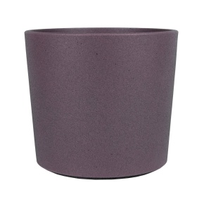 Кашпо Флок (бетон), D14xH13см, 1,4л, бордовый в интернет-магазине флористических аксессуаров Азалия Декор