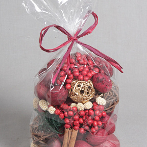 Набор шишек и сухоцветов, 400гр, цв. в асс. в интернет-магазине флористических аксессуаров Азалия Декор