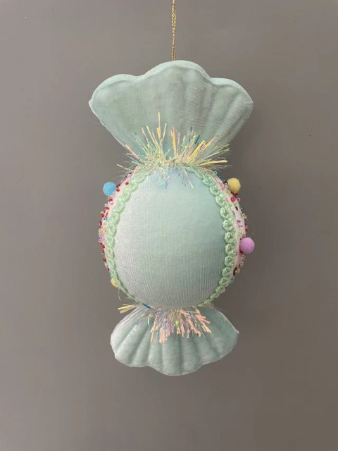 Украшение подвесное Конфета, Н10х21х10см, цв. в асс. в интернет-магазине флористических аксессуаров Азалия Декор