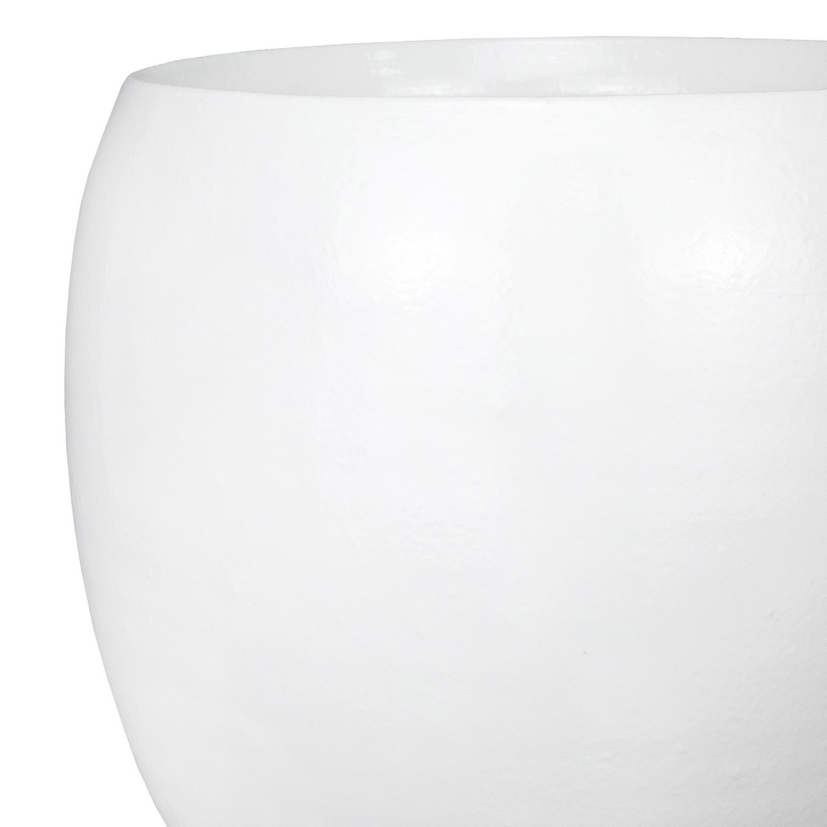 Кашпо Шар (керамика), D17xН19см, белый в интернет-магазине флористических аксессуаров Азалия Декор