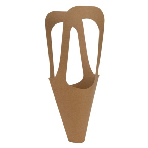 Пакет для цветов (крафт), 35х7,5х19см (в уп. 10шт.), натуральный в интернет-магазине флористических аксессуаров Азалия Декор