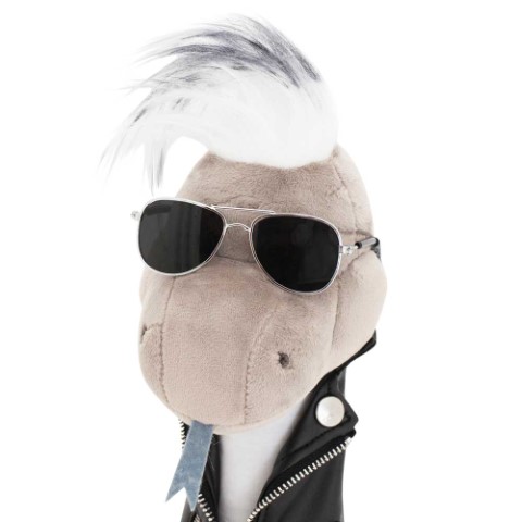 Игрушка м/н Змей Димон, 25см, серый в интернет-магазине флористических аксессуаров Азалия Декор