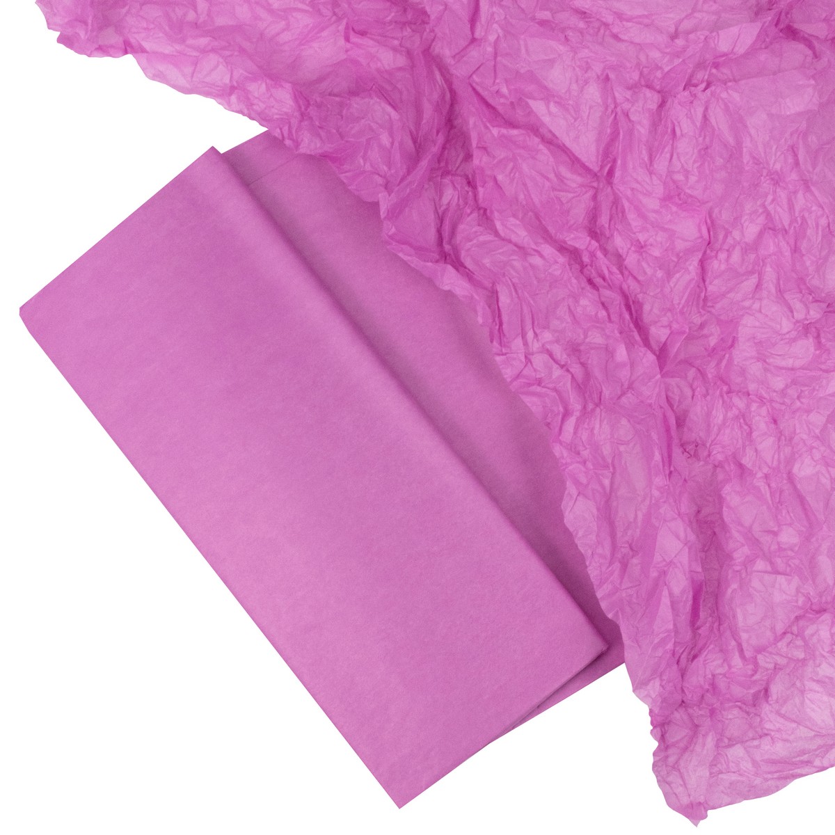 Бумага тишью 10 шт., 50x66 см, фуксия в интернет-магазине флористических аксессуаров Азалия Декор