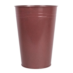 Ваза (металл), D21xH30см, фиолетовый в интернет-магазине флористических аксессуаров Азалия Декор