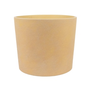 Кашпо Замша (бетон), D11xH10см, 0,59л, бежевый в интернет-магазине флористических аксессуаров Азалия Декор