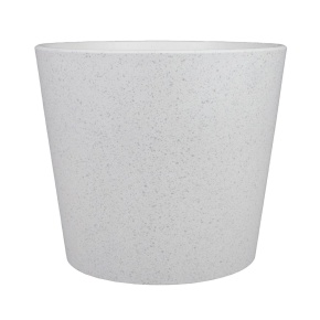 Кашпо Грильяж (бетон), D17xH15см, 2,3л, белый в интернет-магазине флористических аксессуаров Азалия Декор