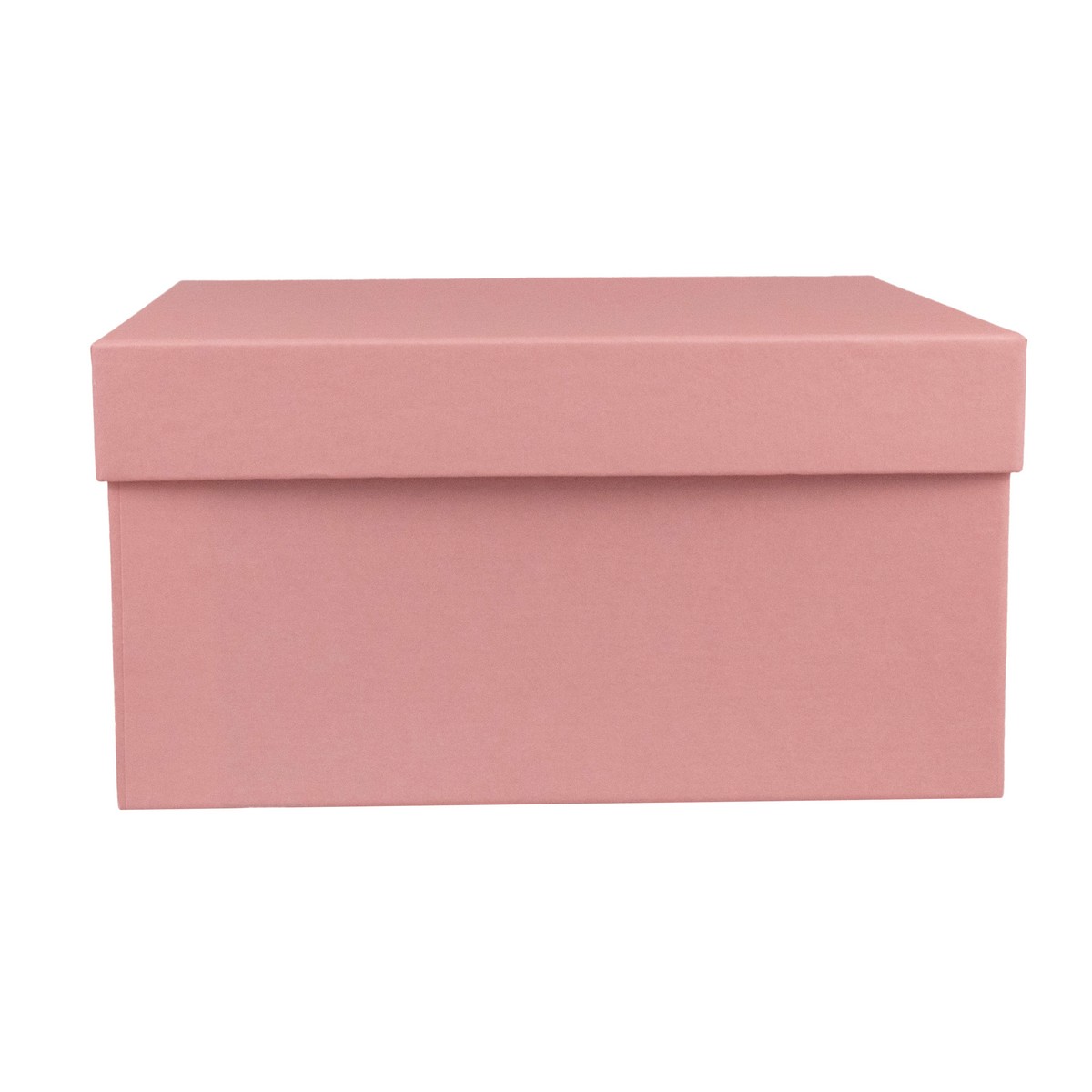 Коробка подарочная квадратная, 20х20х10 см, розовый в интернет-магазине флористических аксессуаров Азалия Декор