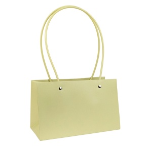 Пакет для цветов водостойкий (крафт), 22х10,5х13,5см (в уп. 10шт.), оливковый в интернет-магазине флористических аксессуаров Азалия Декор