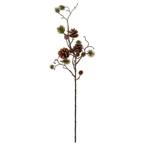 Ветка с шишками, 81 см, зеленый в интернет-магазине флористических аксессуаров Азалия Декор