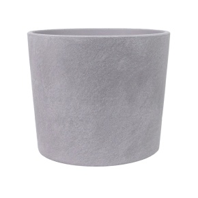 Кашпо Замша (бетон), D14xH13см, 1,4л, сиреневый в интернет-магазине флористических аксессуаров Азалия Декор