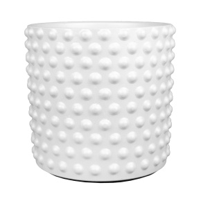 Кашпо Драже (бетон), D15xH15см, 1,8л, белый в интернет-магазине флористических аксессуаров Азалия Декор