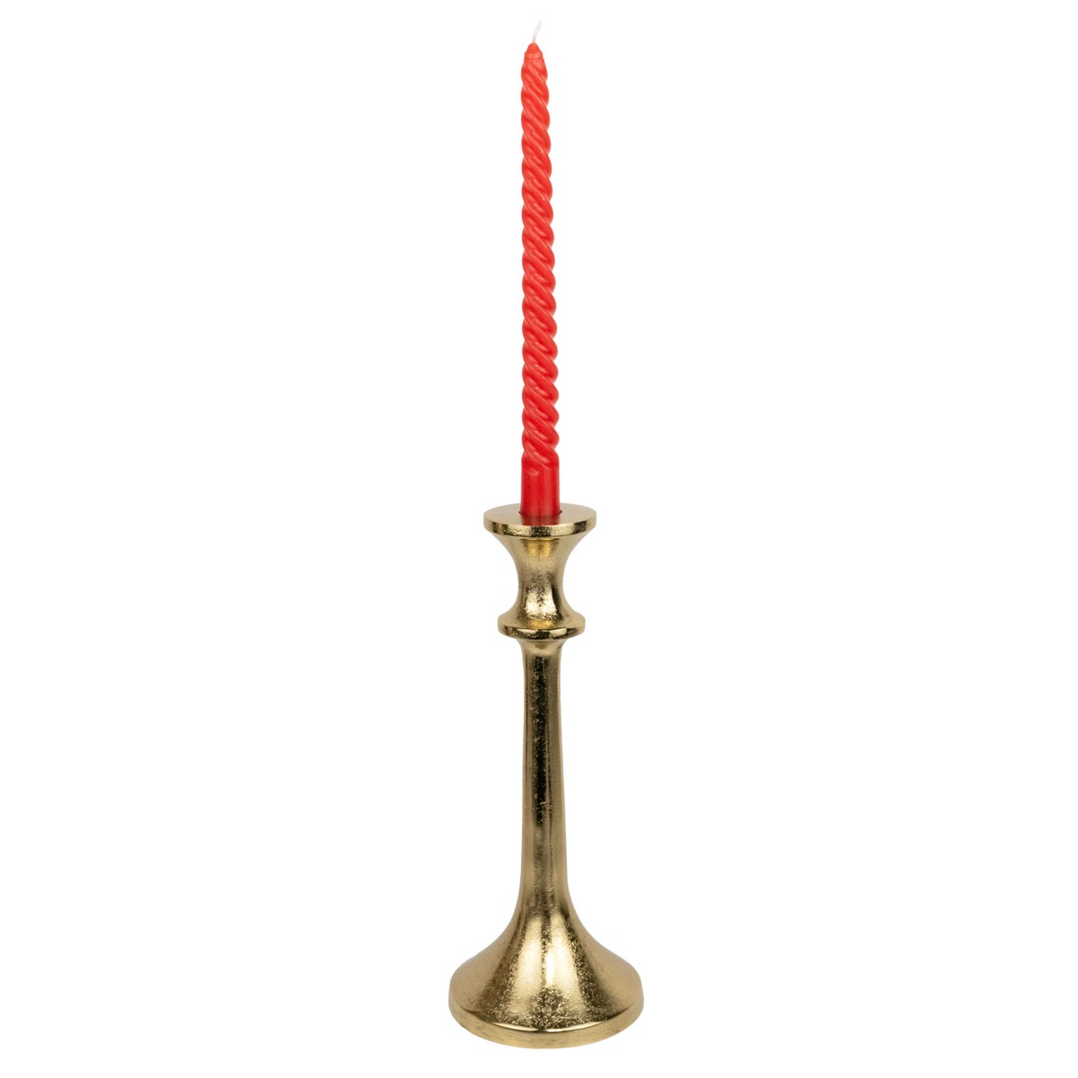 Подсвечник (металл), H27x10см, золотой в интернет-магазине флористических аксессуаров Азалия Декор