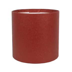 Коробка подарочная круглая без крышки, D14xH14 см, вишневый в интернет-магазине флористических аксессуаров Азалия Декор