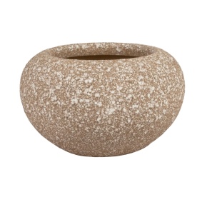 Кашпо (керамика), D19xН12см, серый в интернет-магазине флористических аксессуаров Азалия Декор