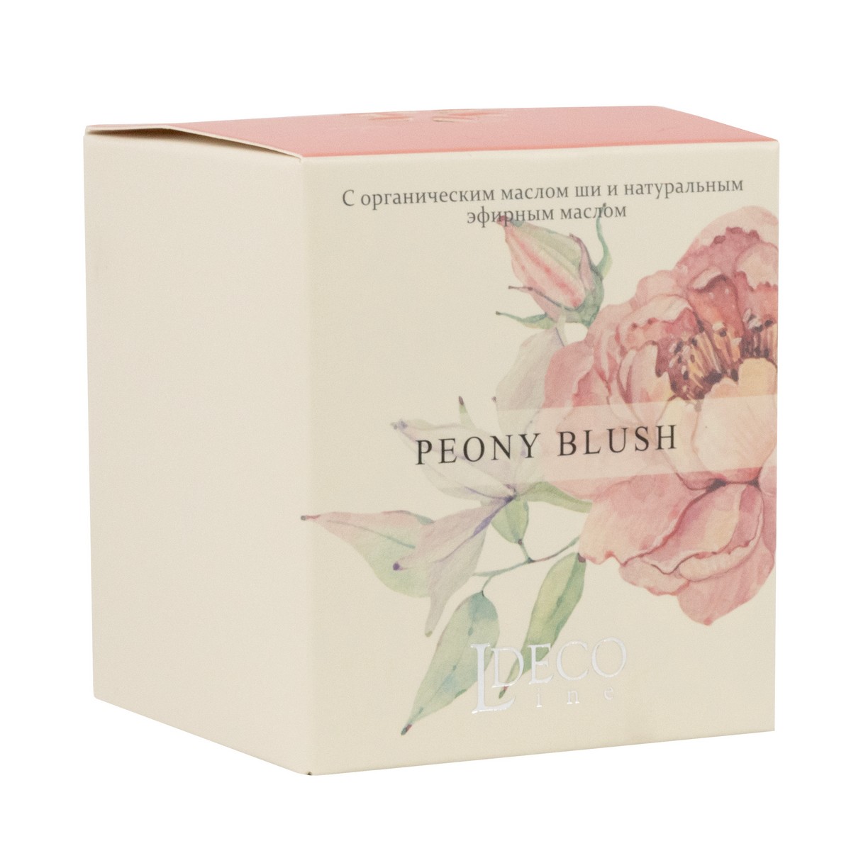 Свеча в стакане с ароматом Пиона (30 часов, стекло), D7,5xH8,5см, прозрачный в интернет-магазине флористических аксессуаров Азалия Декор