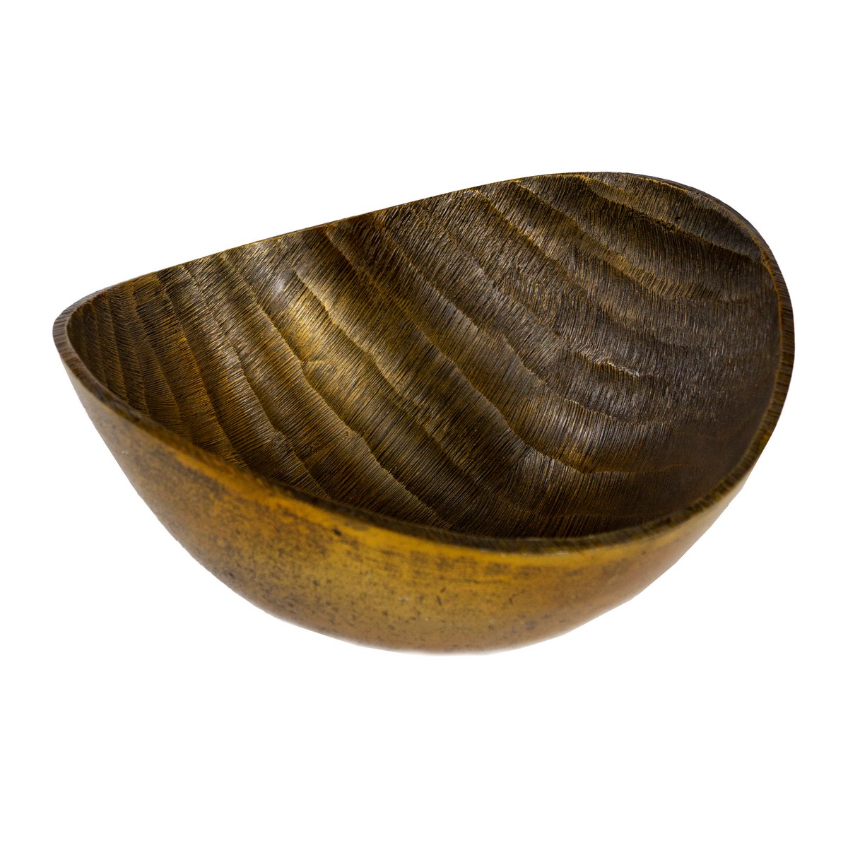 Блюдо (металл), 23x22хH11см, бронзовый в интернет-магазине флористических аксессуаров Азалия Декор