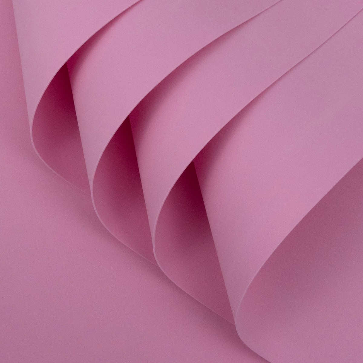 Фоамиран 10 листов 1 мм, 60х70см, розовый в интернет-магазине флористических аксессуаров Азалия Декор