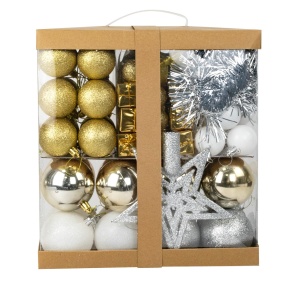 Набор украшений подвесных 100шт. (пластик), цв. в асс. в интернет-магазине флористических аксессуаров Азалия Декор