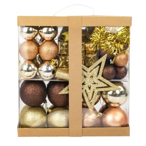 Набор украшений подвесных 100шт. (пластик), цв. в асс. в интернет-магазине флористических аксессуаров Азалия Декор