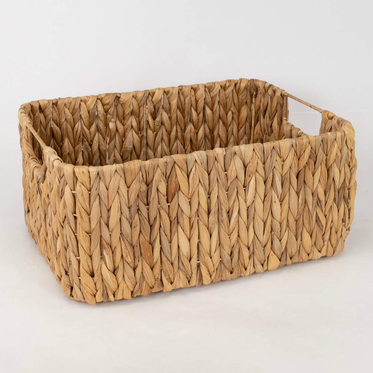 Набор ящиков плетеных 3шт. (растительный материал), 38х27xH17см, натуральный в интернет-магазине флористических аксессуаров Азалия Декор