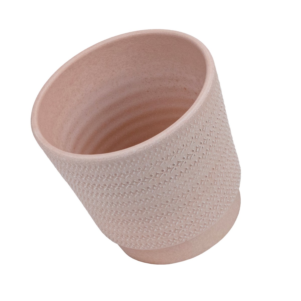 Кашпо Ришелье (керамика), D14xH13см, 1,1л, цв. в асс. в интернет-магазине флористических аксессуаров Азалия Декор