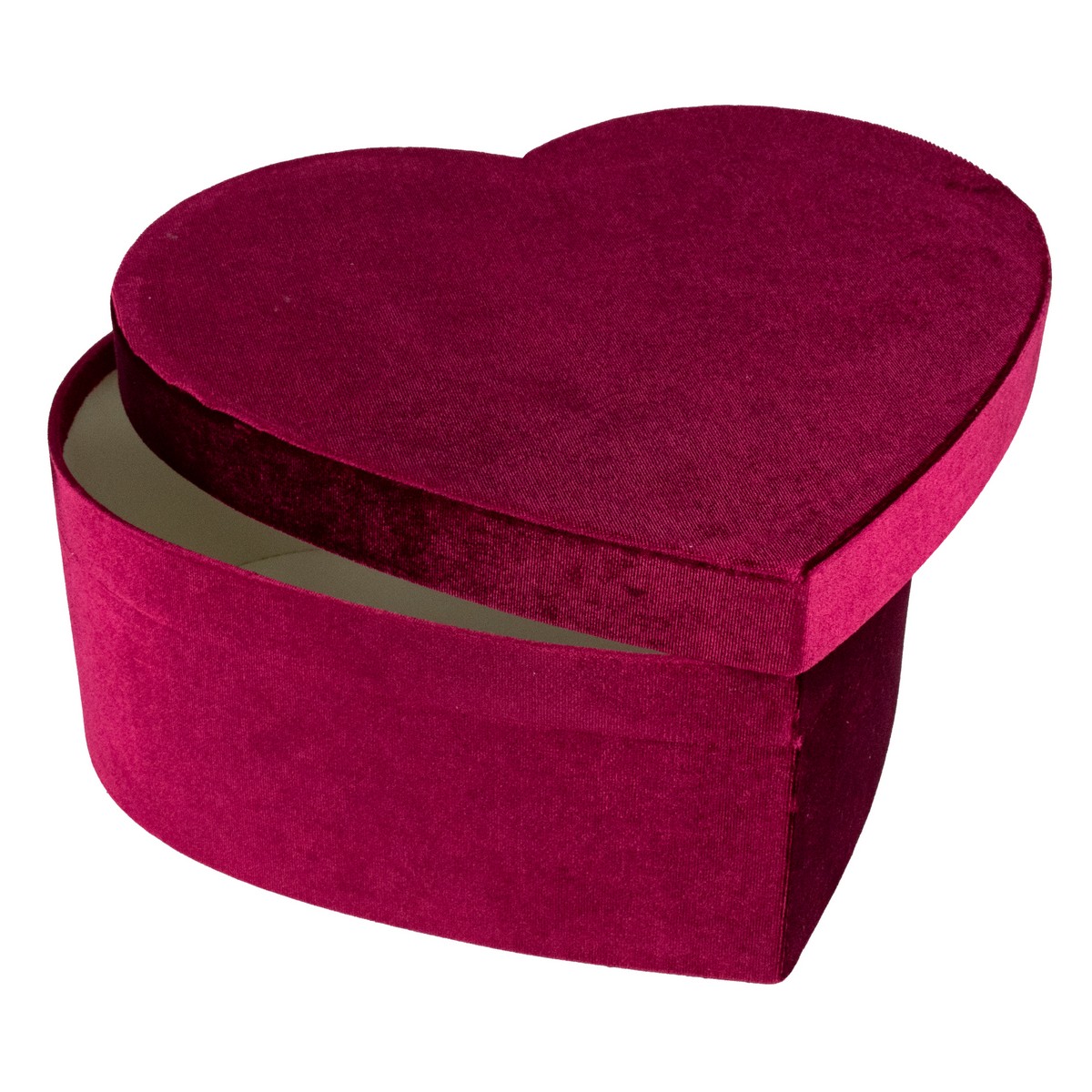 Набор коробок Сердце 3шт., 30х27,5х6,6см, бордовый в интернет-магазине флористических аксессуаров Азалия Декор