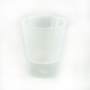 Кашпо со вставкой Арте-Дея (пластик), D14,7xH17, 2л, прозрачный серый в интернет-магазине флористических аксессуаров Азалия Декор