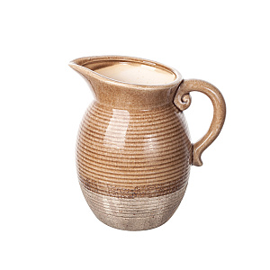 Кувшин (керамика), H22см, коричневый в интернет-магазине флористических аксессуаров Азалия Декор