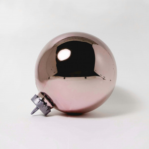 Украшение Шар зеркальный (пластик), D20см, розовое золото в интернет-магазине флористических аксессуаров Азалия Декор