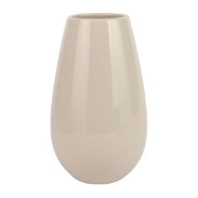 Ваза Бергамо (керамика), D12,5xH20см, светло-коричневый в интернет-магазине флористических аксессуаров Азалия Декор