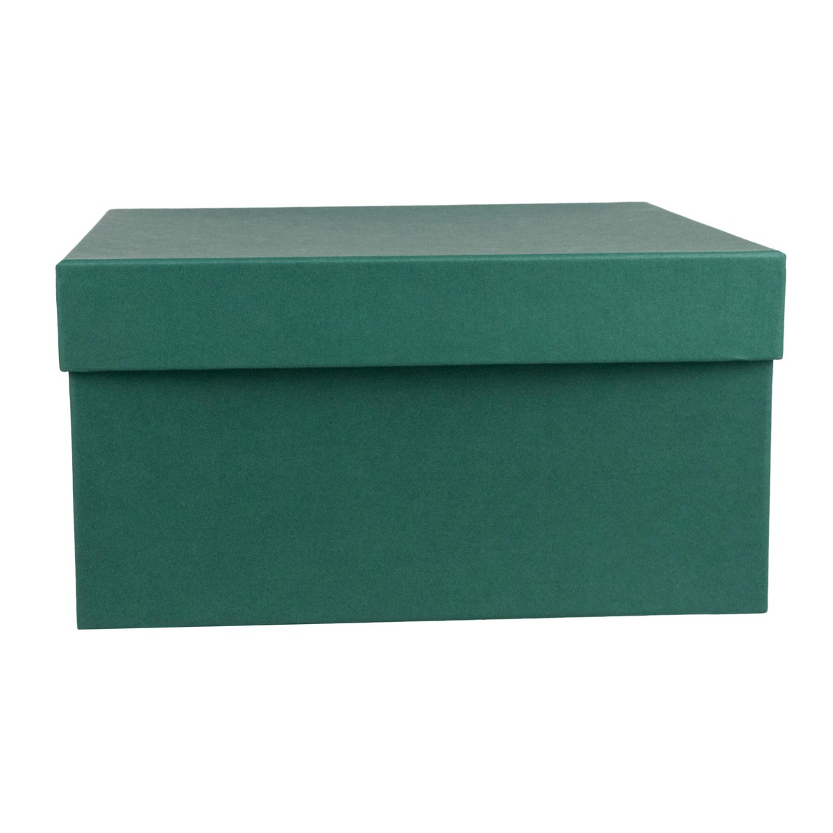 Коробка подарочная квадратная, 20х20х10 см, изумрудный в интернет-магазине флористических аксессуаров Азалия Декор