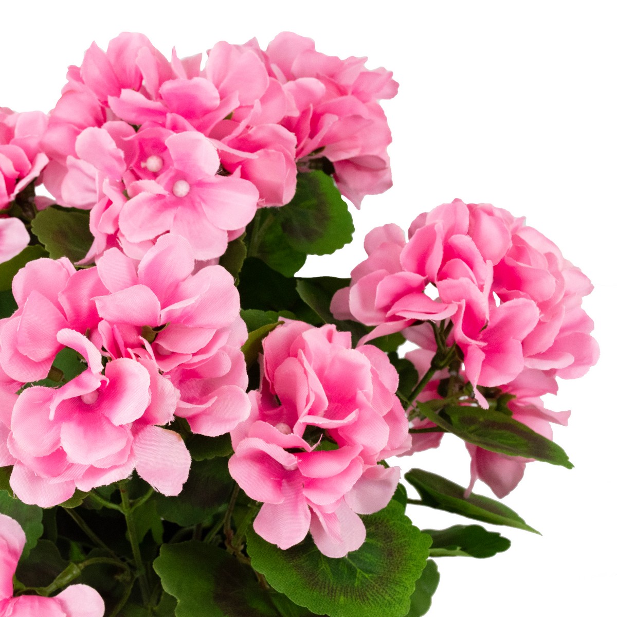 Герань в кашпо, 38см, розовый в интернет-магазине флористических аксессуаров Азалия Декор