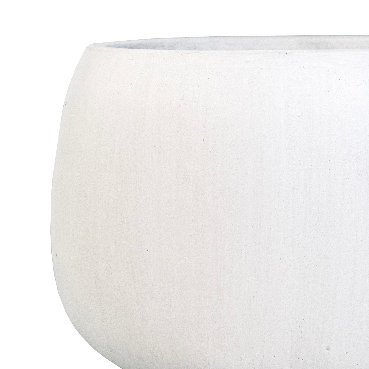 Кашпо Стоун (файбергласс), D42xH29см, белый в интернет-магазине флористических аксессуаров Азалия Декор