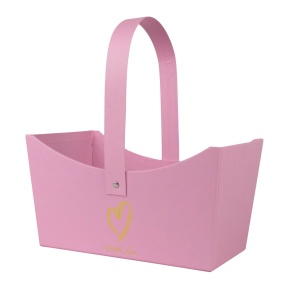 Сумка для цветов, 20х12,7х11см, розовый в интернет-магазине флористических аксессуаров Азалия Декор