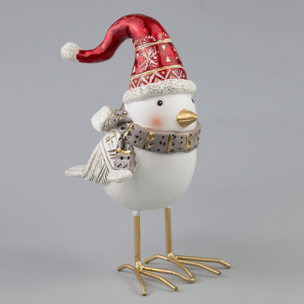 Сувенир Птичка (полирезин), H18,5x12x8см, в асс., белый в интернет-магазине флористических аксессуаров Азалия Декор