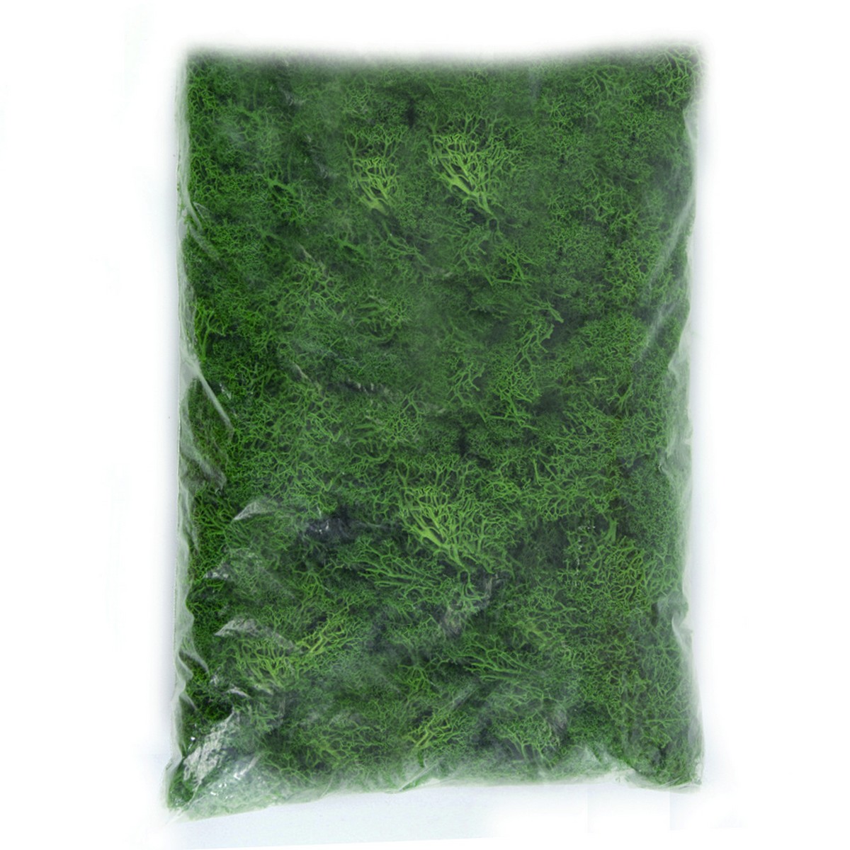 Мох ягель 400гр., светло-зеленый в интернет-магазине флористических аксессуаров Азалия Декор