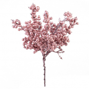 Набор веток с ягодами на вставках 5шт., L19см, темно-розовый в интернет-магазине флористических аксессуаров Азалия Декор