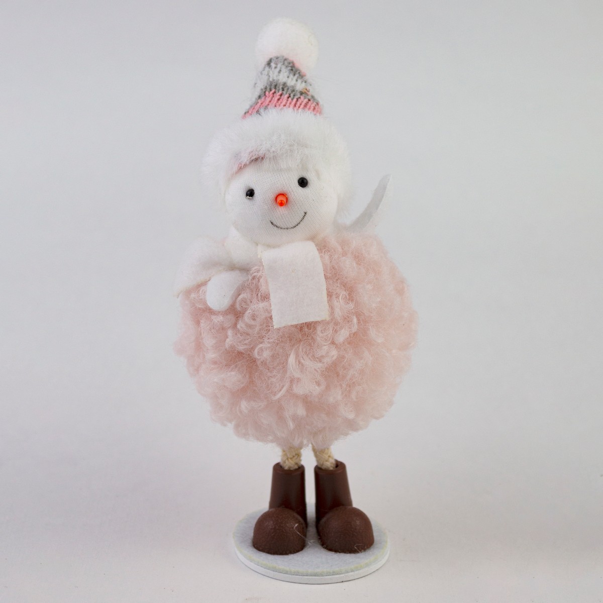 Сувенир Новогодний, H18х4х4см, в асс., розовый в интернет-магазине флористических аксессуаров Азалия Декор