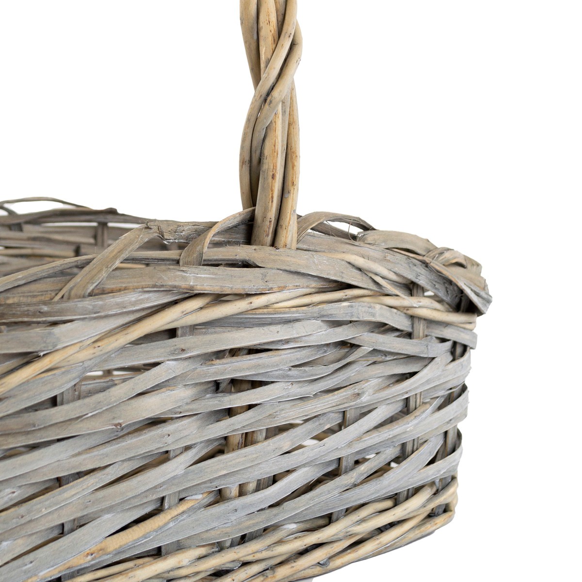 Набор корзин плетеных 3шт. (ива), 45x33x21xH39см, серый в интернет-магазине флористических аксессуаров Азалия Декор