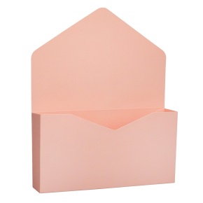 Кашпо Конверт (крафт), 27х4х22см (в уп. 10шт.), светло-розовый в интернет-магазине флористических аксессуаров Азалия Декор