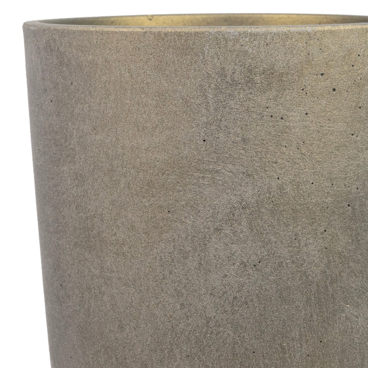 Кашпо Аура (бетон), D11xH10см, 0,6л, серый в интернет-магазине флористических аксессуаров Азалия Декор