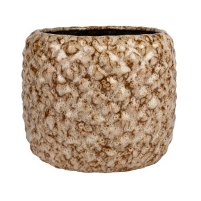 Кашпо (керамика), D16xН15см, кремовый в интернет-магазине флористических аксессуаров Азалия Декор