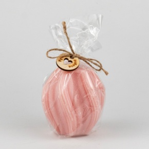 Свеча Моника (34 часа), D9xH8,5см, персиковый в интернет-магазине флористических аксессуаров Азалия Декор